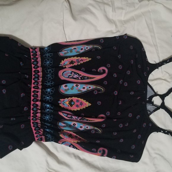 Rampage Paisley print strappy halter - Picture 2 of 4